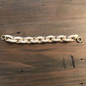 J. Crew Jewelry - J Crew Classic Pave Link Bracelet J. Crew Jewelry - J Crew Classic Pave Link Bracelet